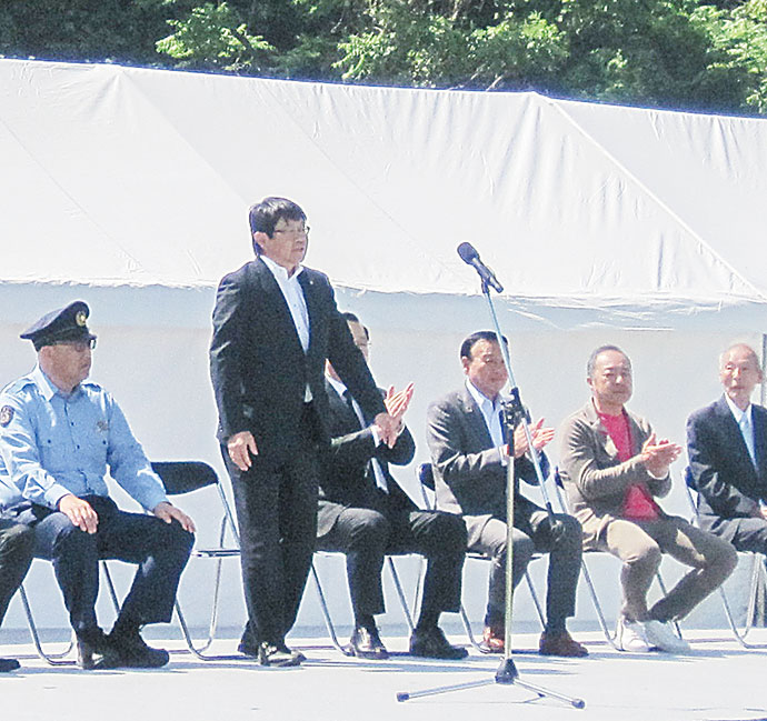 猿倉フェスティバルにて祝辞